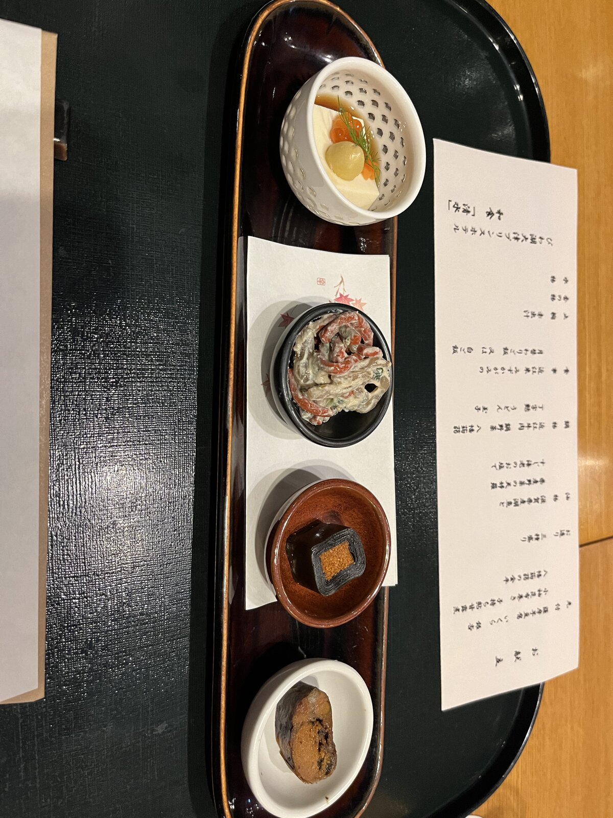 日本料理「清水」の夕食コース
